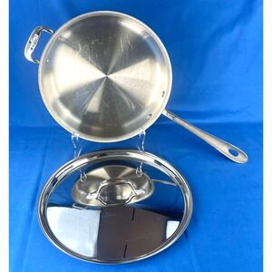 All-Clad LTD 11" Fry Pan Skillet w Lid USA Hard Anodized Stainless Steel